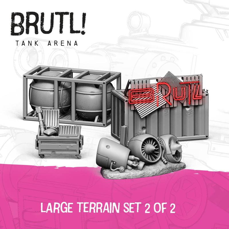 BRUTL! Tank Arena | Large Terrain Set 2 of 2