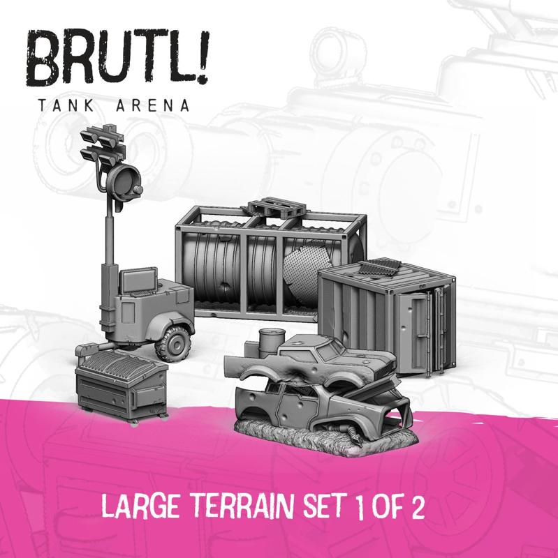 BRUTL! Tank Arena | Large Terrain Set 1 of 2