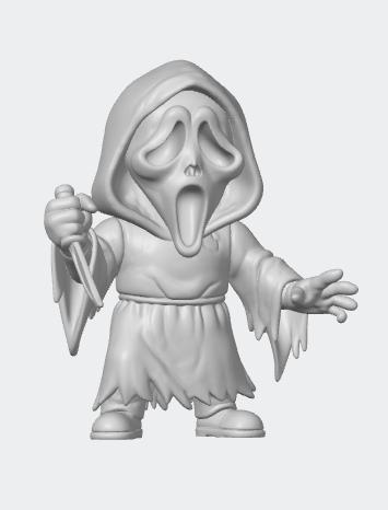 Scream horror movie figurin