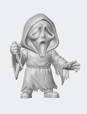 Scream horror movie figurin