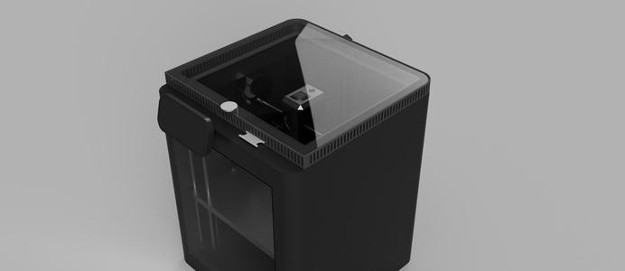 Bambu Labs X1/X1C/P1S LED riser and Airflow Vent with Adjustable Airlflow