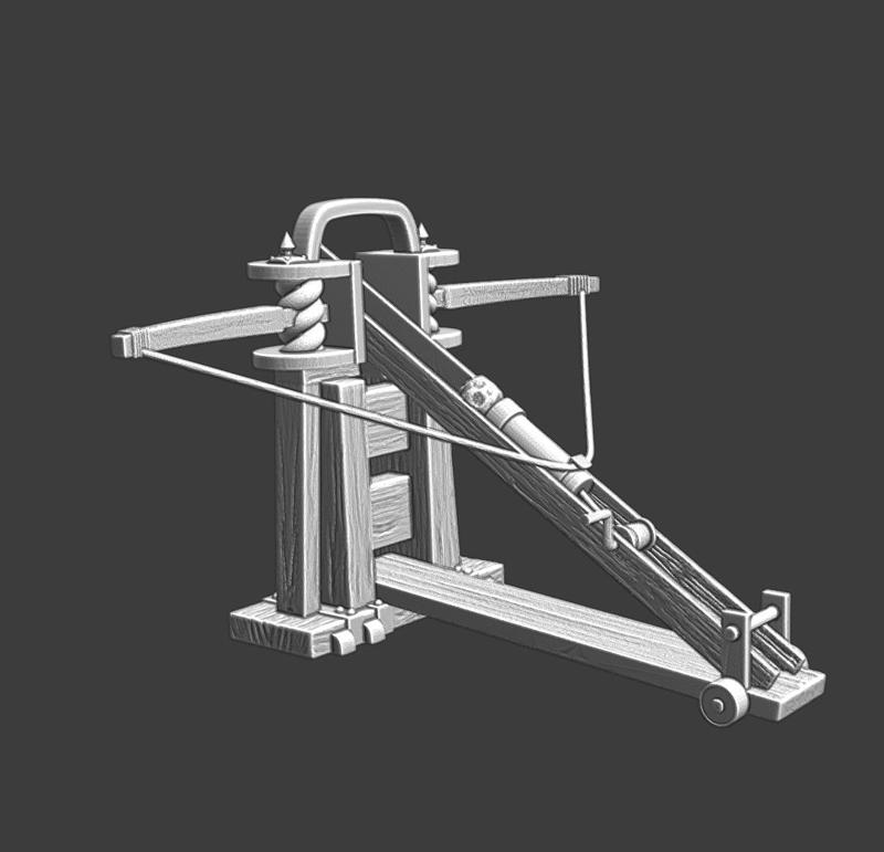 Medieval Ballista - stone thrower