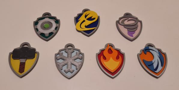 Paw Patrol Mighty Pups Badges
