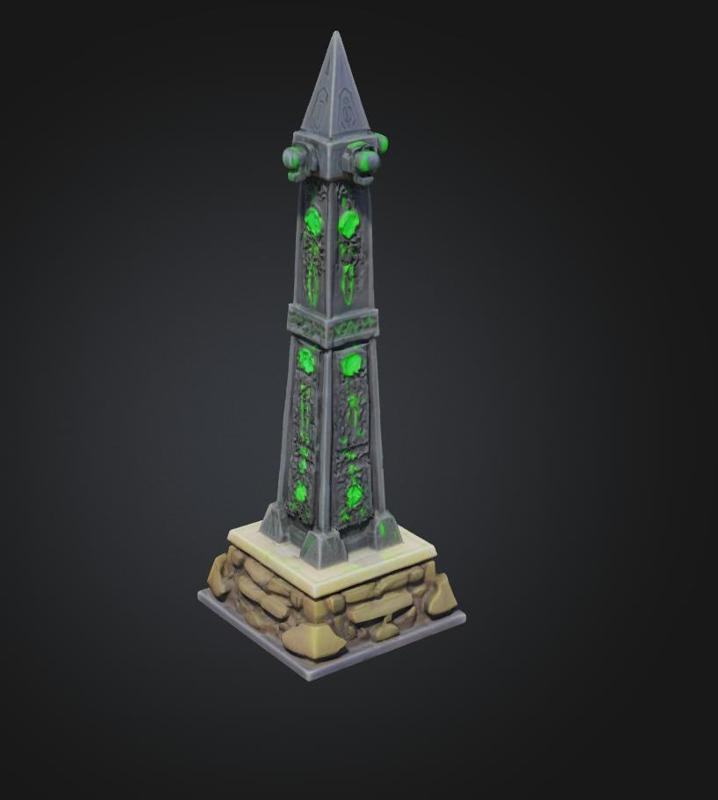 Necron obelisk game rpg