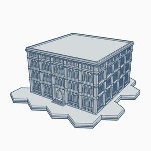 Gothic Building GHB118 With Hex Base