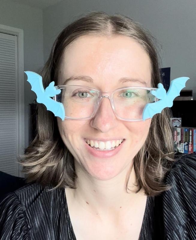 Halloween Bat Glasses Magnets