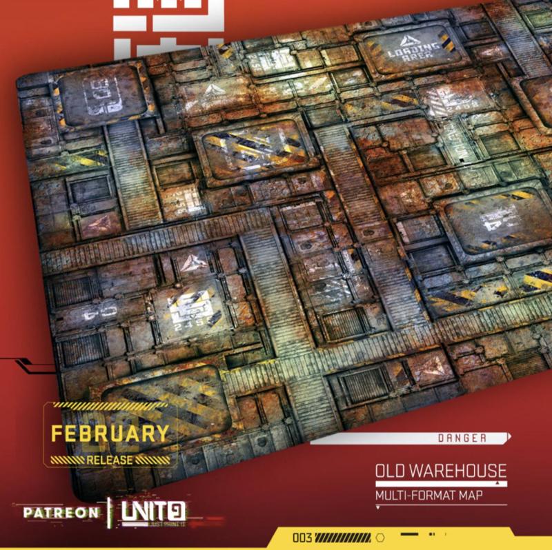 Old Warehouse - multi-format gaming mat
