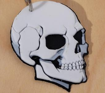 Skull keychain