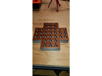 Cross Shape Peg Board Game