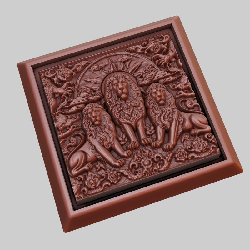lion Animal 3D Model for CNC Router Laser & 3D Printer