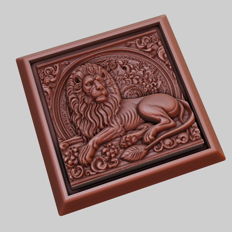 lion Animal 3D Model for CNC Router Laser & 3D Printer