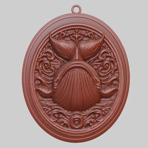 Whale Animal Pendant Whale Animal Necklace for CNC Router Laser & 3D Printer