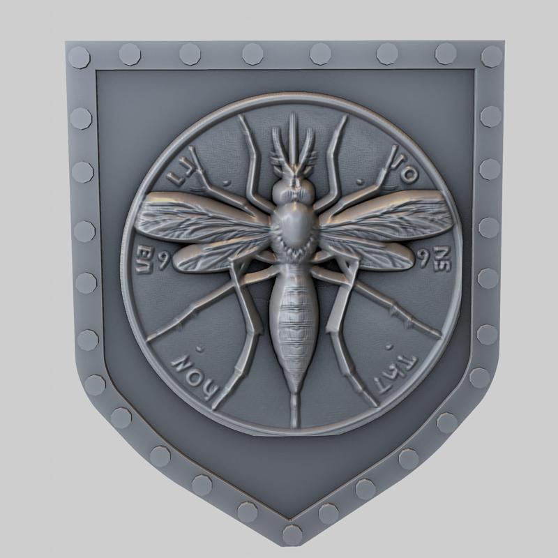 Mosquito Animal Wall Mosquito Animal Bust for CNC Router Laser & 3D Printer