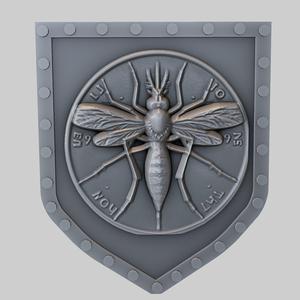Mosquito Animal Wall Mosquito Animal Bust for CNC Router Laser & 3D Printer