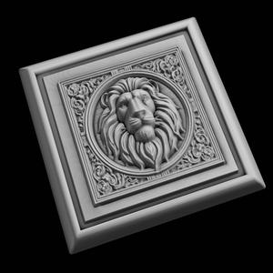 Lion Animal 3D Model for CNC Router Laser & 3D Printer