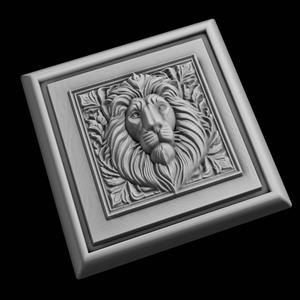 Lion Animal 3D Model for CNC Router Laser & 3D Printer