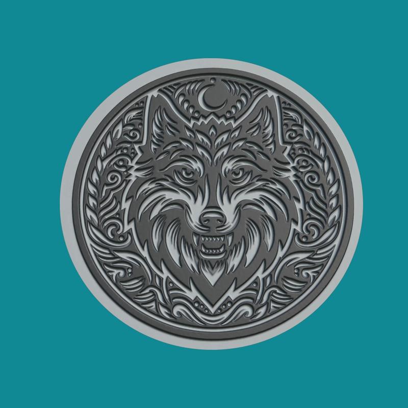 Wolf Print Model