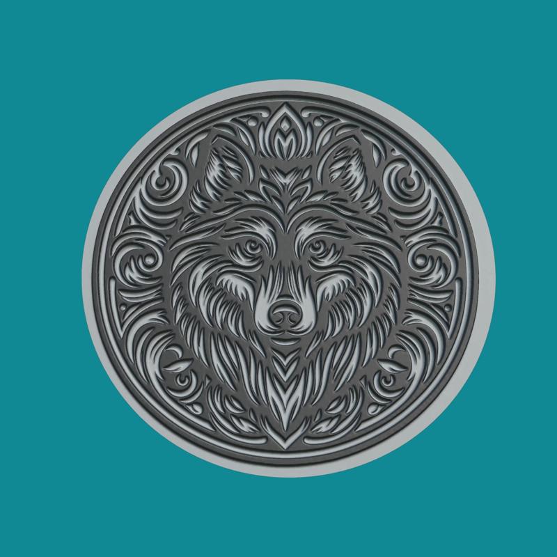 Wolf Medallion