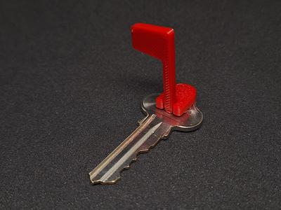 Mailbox Flag Key Tag