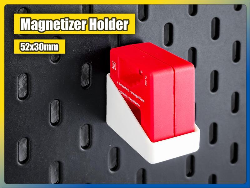Magnetizer Holder for IKEA Skadis