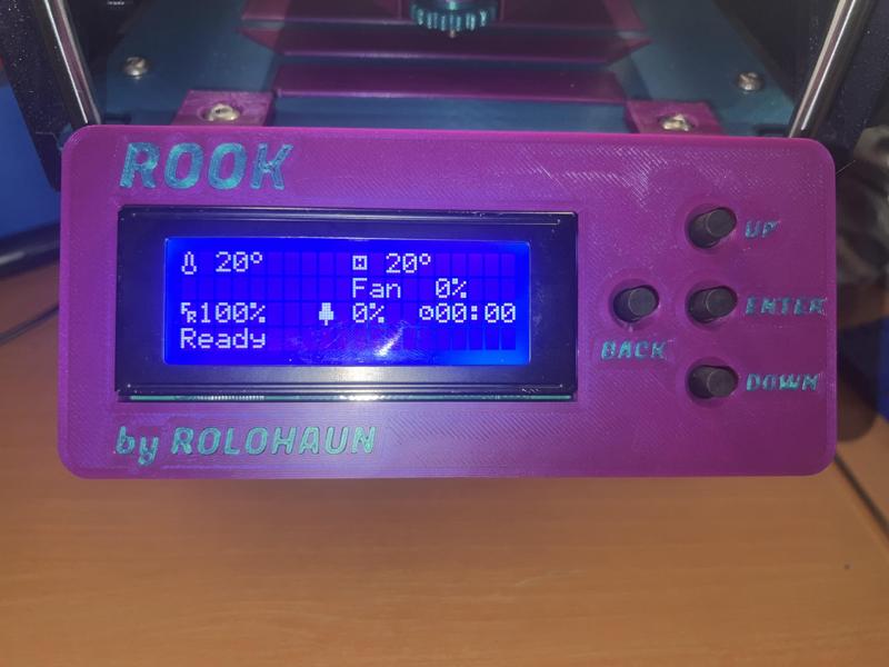 Rook Display Mount for ANET A8 Keypad Display