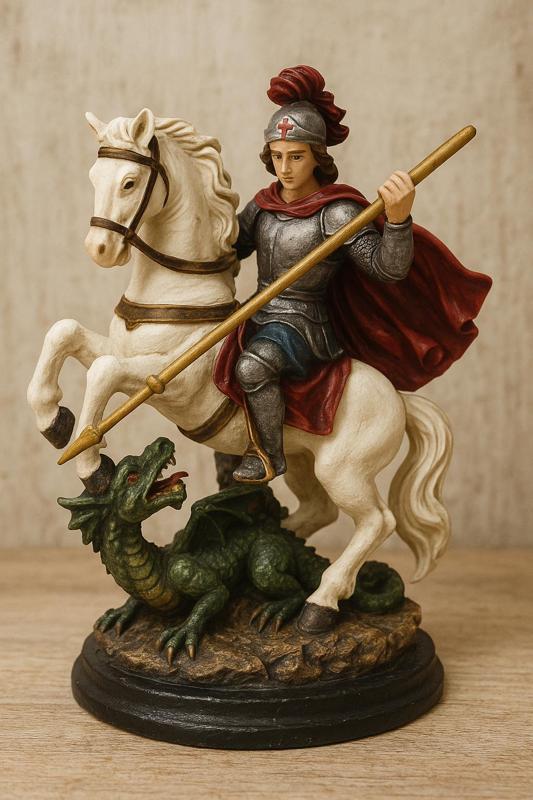 Saint George the Dragonslayer – 3D Printable Statue