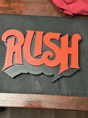 Rush 80's Band Sign