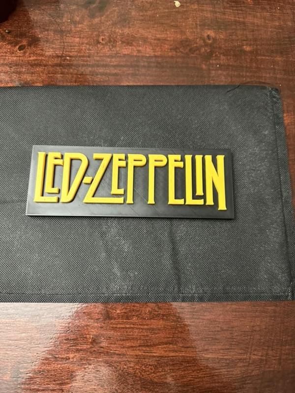 Led Zeppelin 80's Band Sign