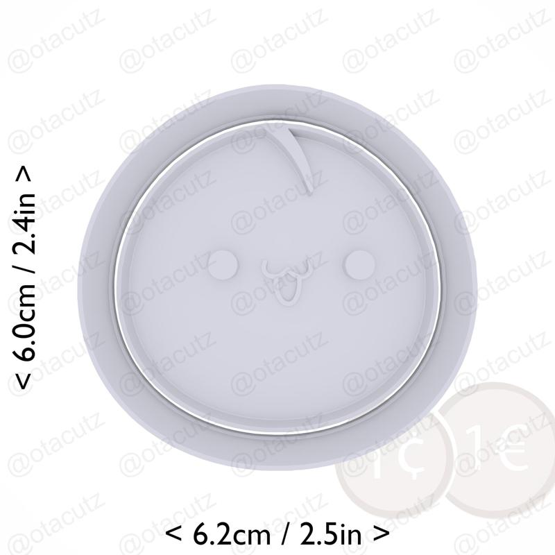 Peach Cookie Cutter / Suika Game