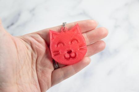 Happy Cat Keychain