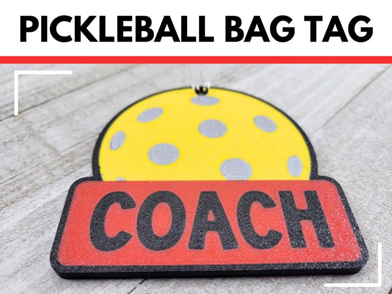 Pickleball Bag Tag Sports Team Gift
