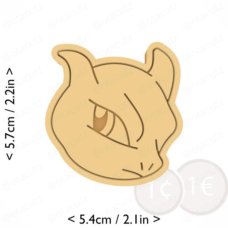 #0150 Mewtwo Cookie Cutter / Pokemon