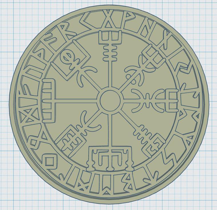 Viking Symbol Coaster 28