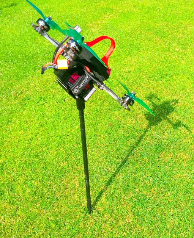 Drone racing launch stand