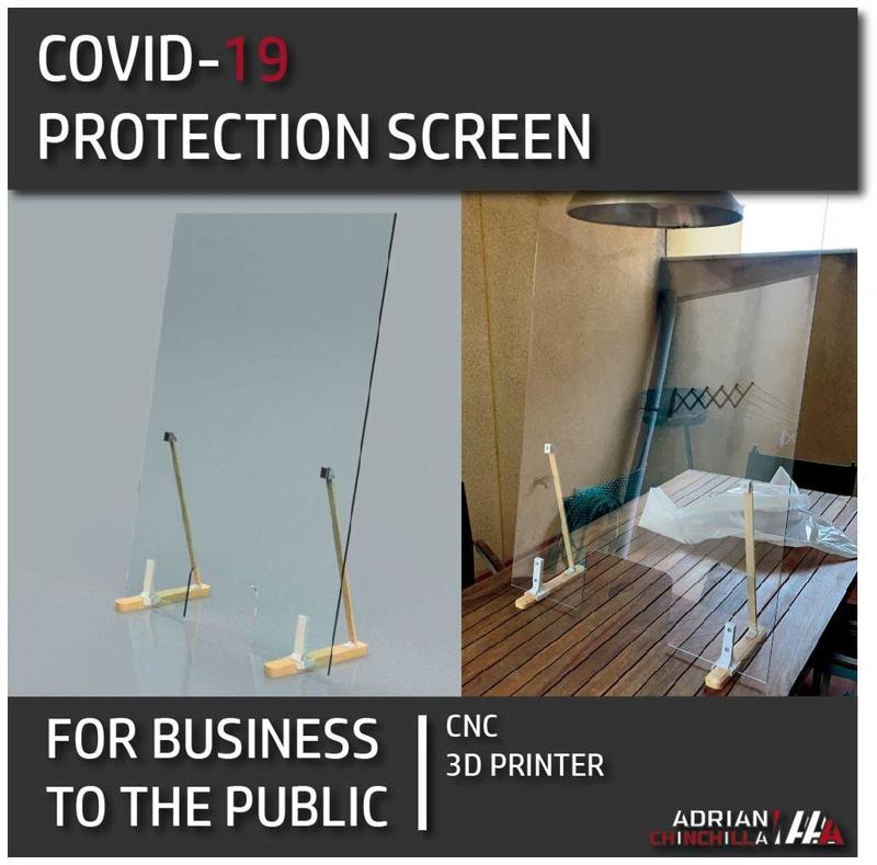 COVID-19 protection screen