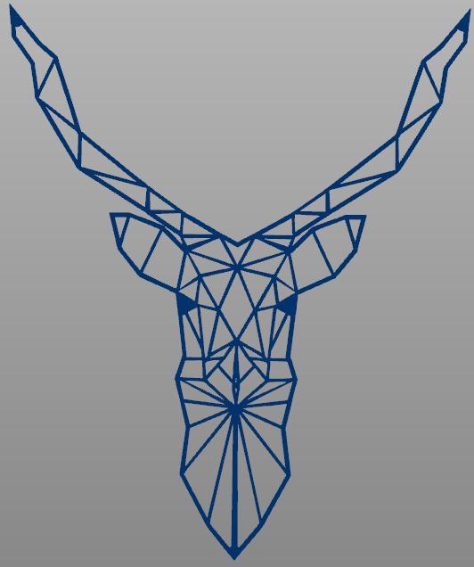 Deer 2D wall art