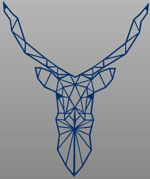 Deer 2D wall art