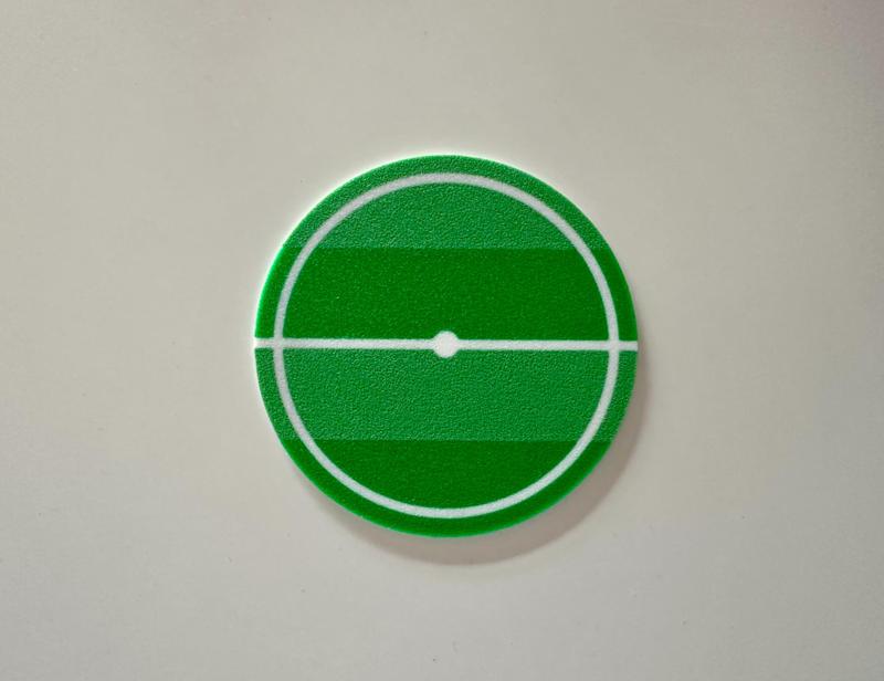 Anstoßkreis Bierdeckel | kickoff circle coaster