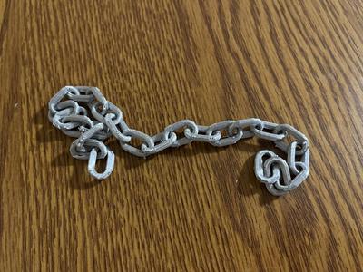 The metallic Chain fidget toy