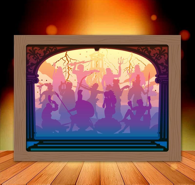 The 12 Olympian Gods (Twelve Olympians) ligtbox