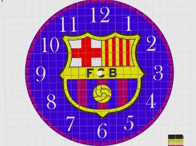Barcelona Clock 20cm