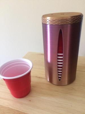 Parametric container with threaded lid and optional seal (remix with new options)