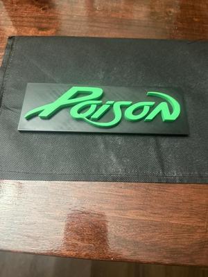 Poison 80's Band Sign