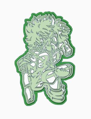 DEKU COOKIE CUTTER - BOKU NO HERO / MY HERO ACADEMY / ANIME COOKIE CUTTER- MIDORIYA