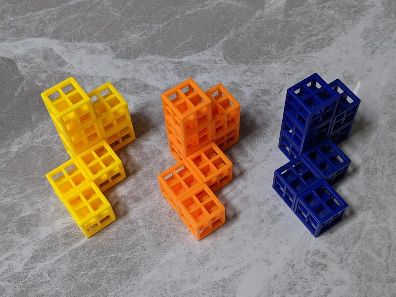 Fraternal Twins - 3D Symmetry Puzzle