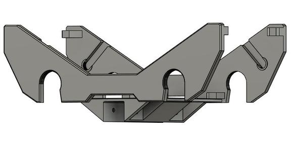 Rewind spool holder with 2020 extrusion mount