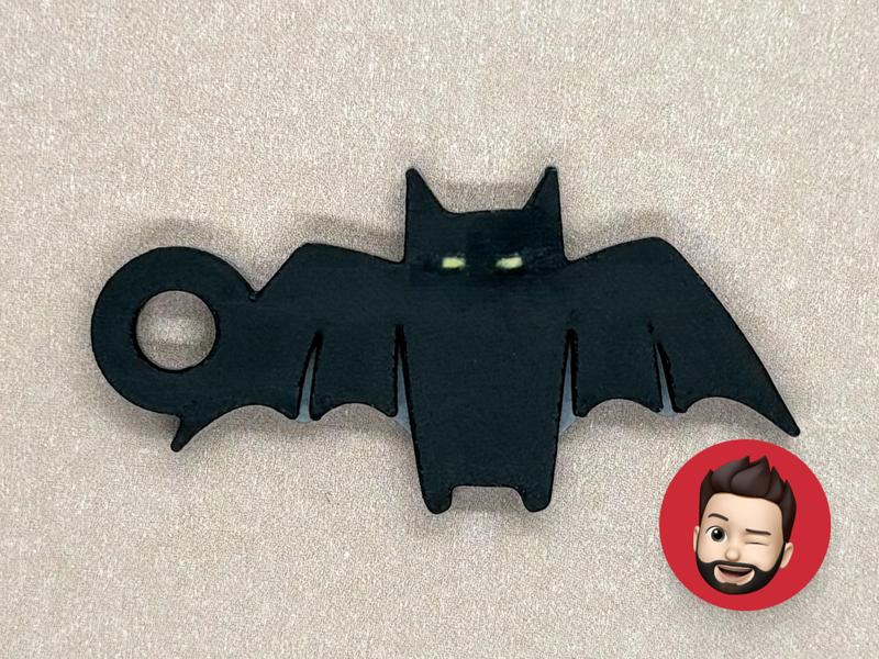 Halloween bat keychain