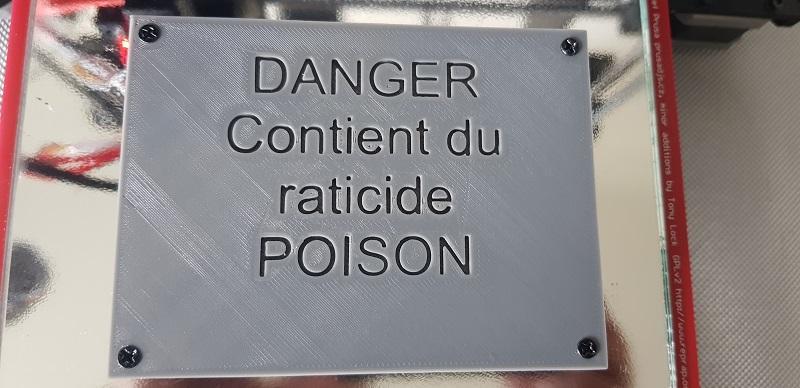 Boite d'appâtage souris / Mouse bait box