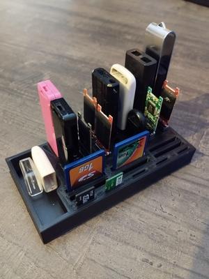 USB key / SD card holder
