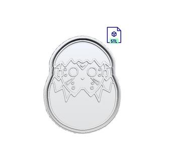Jason EASTER EGG POPPER COOKIE CUTTER AND STAMP SET 2 PIECE FILE